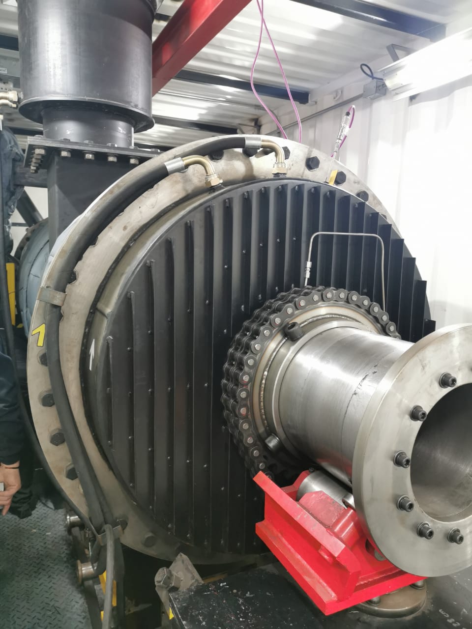 Detail of the Carbon Hippo thermolysis reactor